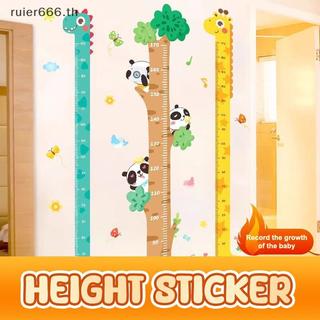 ruier Bonito Dos Desenhos Animados Altura Stier Dinossauro Girafa Parede Medição Régua Stiers Para Quarto Das Crianças D