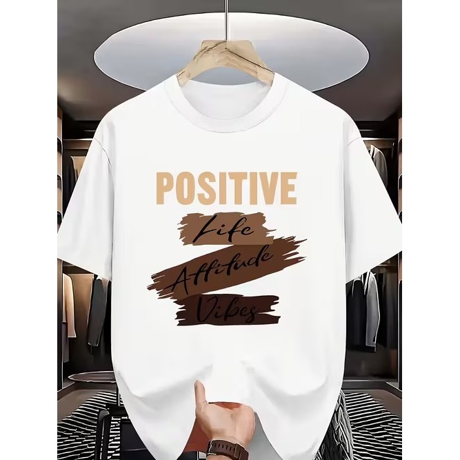Camiseta Manga Curta Estampada Confortável Linda Estilosa Moderna Moda Casual Tendência para Uso no Verão