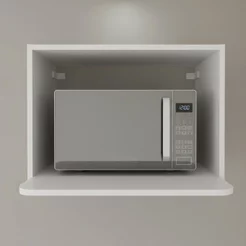 Nicho Aéreo Multiuso Forno Microondas e Elétrico 60cm Tm1319 Mdf Grazi Branco