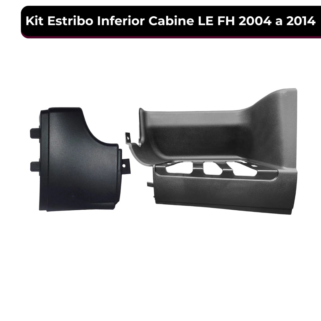 Kit Ponteira e Estribo Inferior Cabine Esquerdo Volvo Fh Fm 2004 A 2014 20529638 20453676