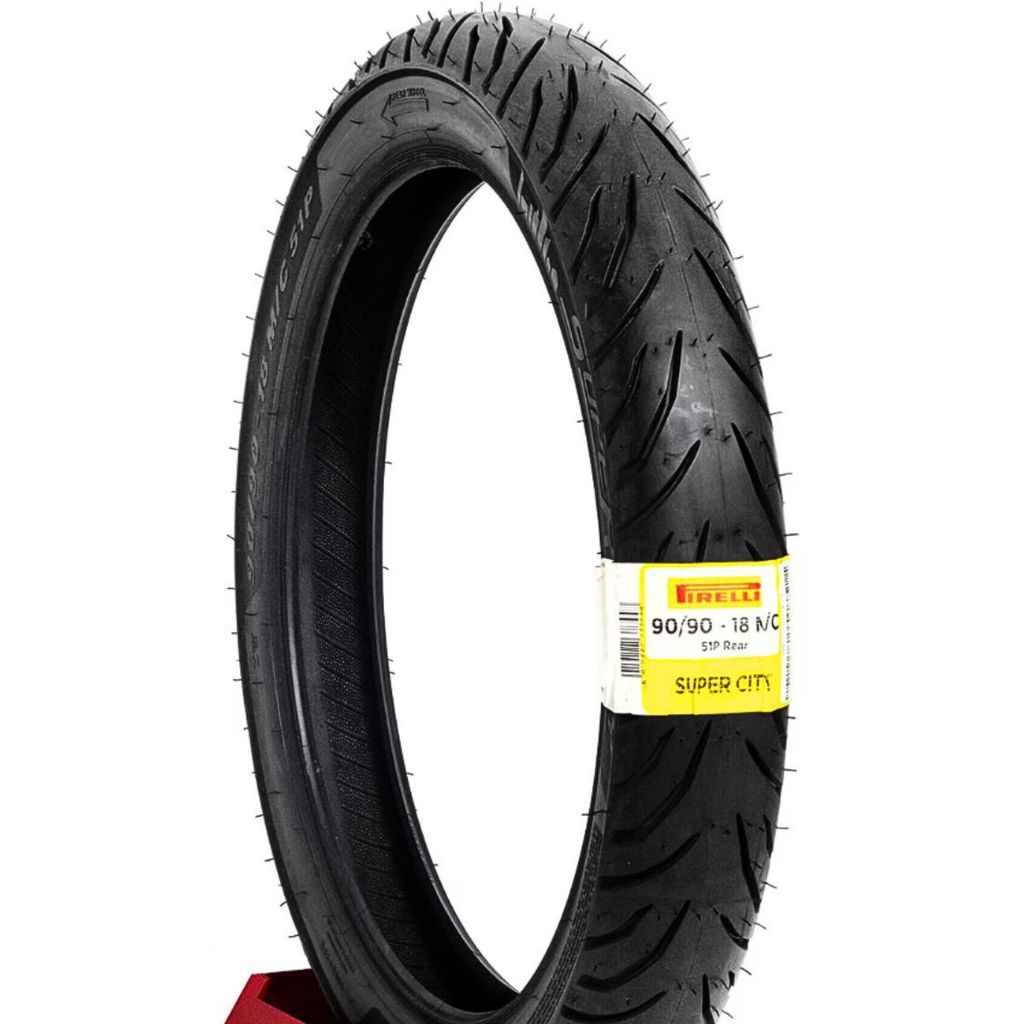 Pneu 90/90-18 Traseira Moto Pirelli Super City Uso Sem Câmara De 51P CG 125 150 160 YBR 125 Factor Yes 125 · foto 2