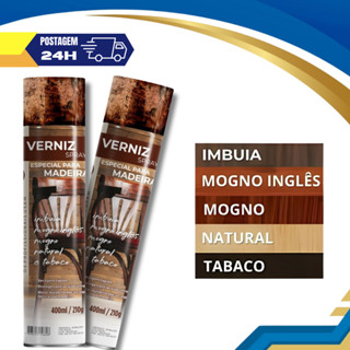 Tinta Verniz Spray Uso Geral 400ml Madeira Secagem Rápida Etaniz em Oferta na Shopee