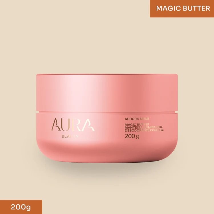 AURA BEAUTY MAGIC BUTTER MANTEIGA ILUMINADORA AURORA SHINE