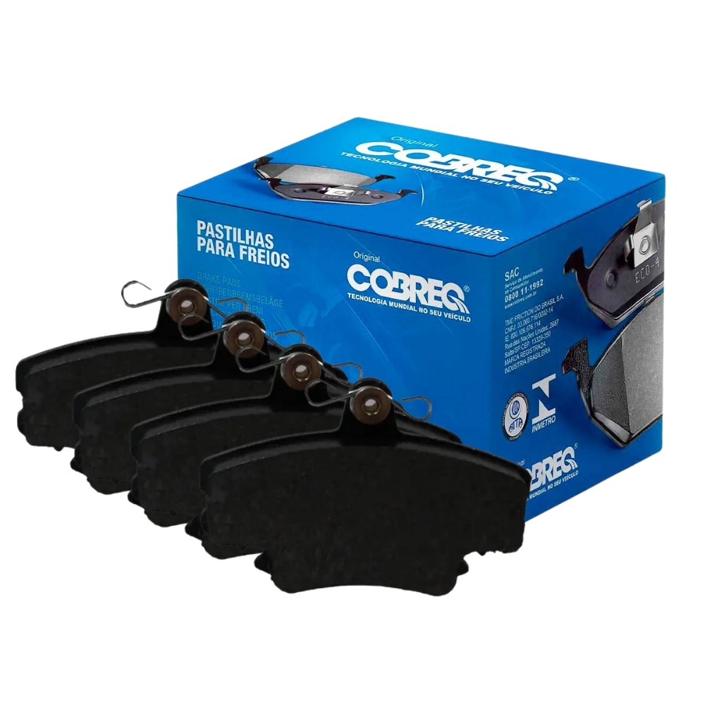 Pastilha Freio Dianteira Clio Logan Sandero 1.0 Cobreq em Oferta na Shopee