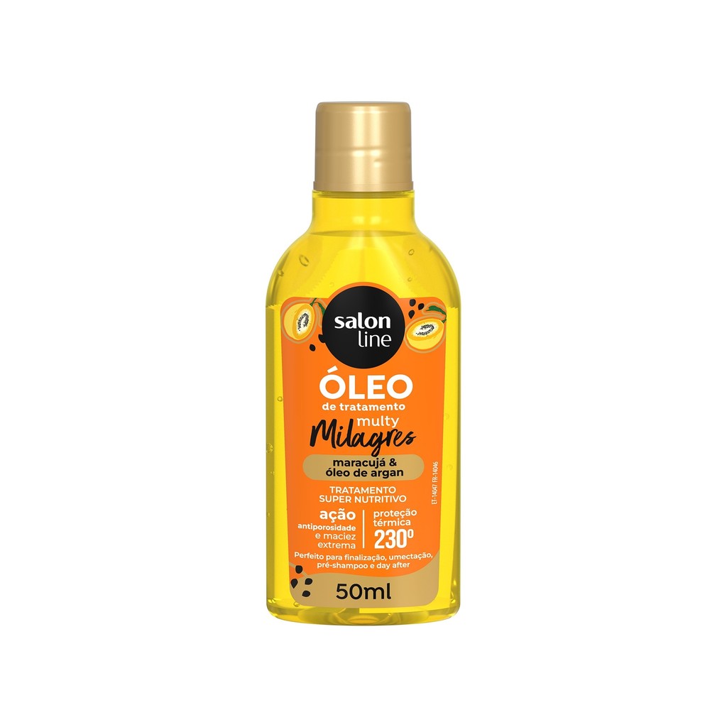 Óleo de Tratamento Maracujá Cachos dos Sonhos Multy Milagres 50ml em Oferta na Shopee