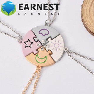 EARNEST 4 Pçs/Set Jigsaw BFF Colar , Conjunto De Jóias Combinação Melhores Amigos Para Sempre em Oferta na Shopee