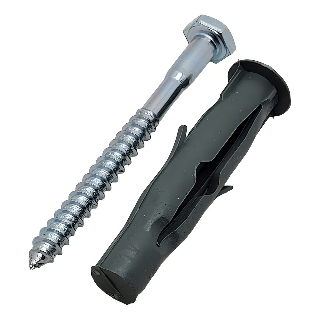 Bucha 10mm Tijolo Bloco Parede Oca + Parafuso -50unidades em Oferta na Shopee