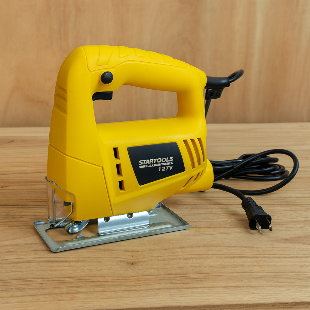 Serra tico tico 400W Corte Madeira 55MM Aço 6mm Compensada Elétrica
