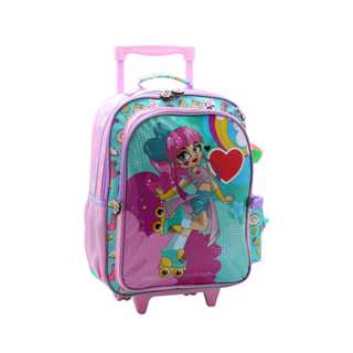 Mochila Escolar com Rodinhas Infantil Estampa Menina Patins 8734363 em Oferta na Shopee