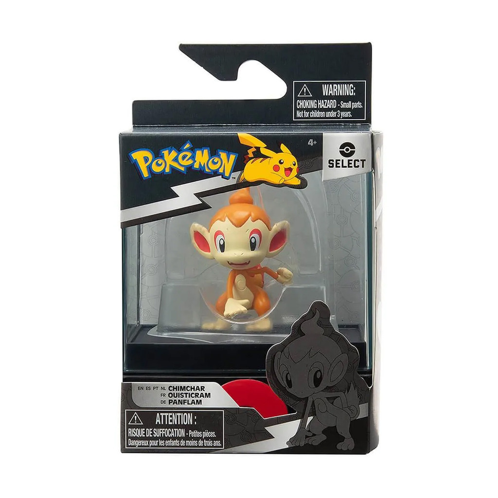 Figura de Batalha Pokemon Chimchar Select Boneco Com Case