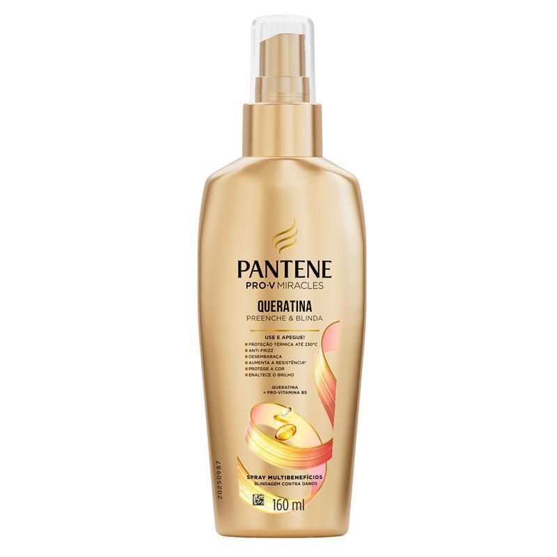 Spray Multibenefícios Pantene Pro-V Queratina Preenche & Blinda 160ml em Oferta na Shopee