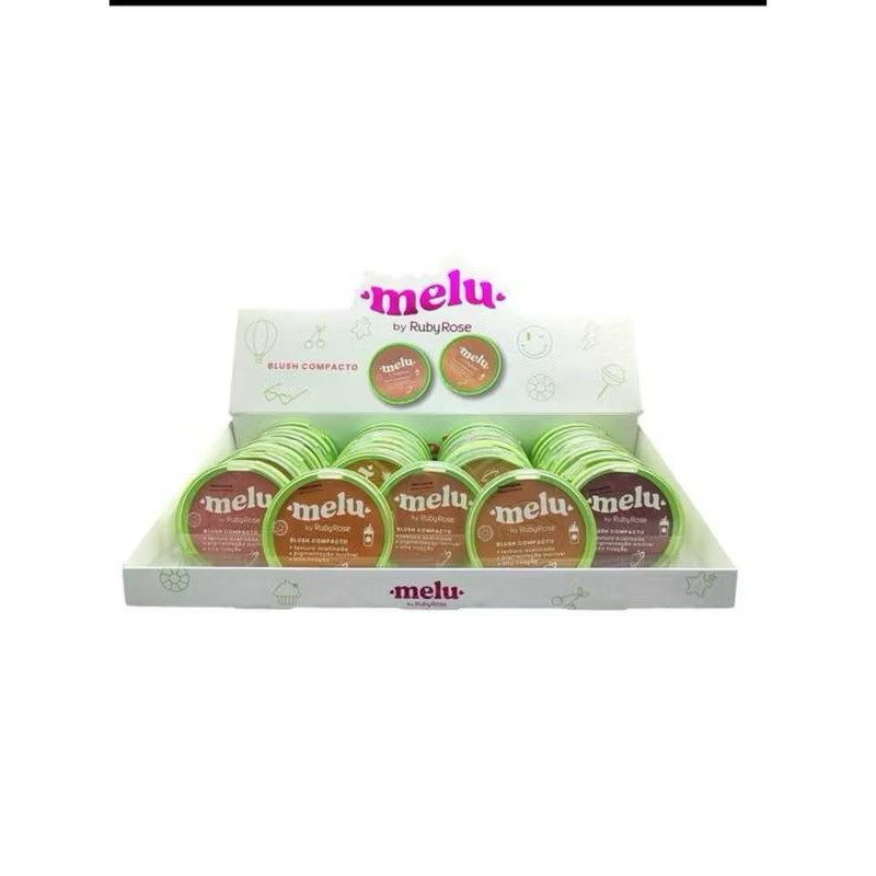 Box C/24 PCS Blush Compacto Melu by Ruby Rose RR-871