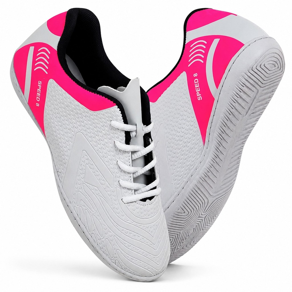 Chuteira Futsal Quadra Speed Original Masculino Feminino Resistente Antiderrapante Confortável Esportiva