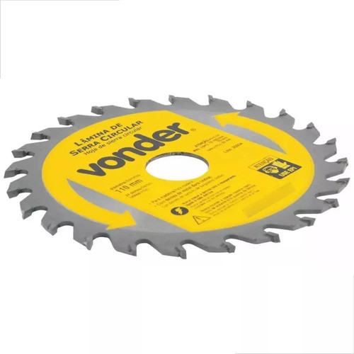 Título: Lâmina Serra Circular 110 Mm 24 Dentes Vídea Vonder