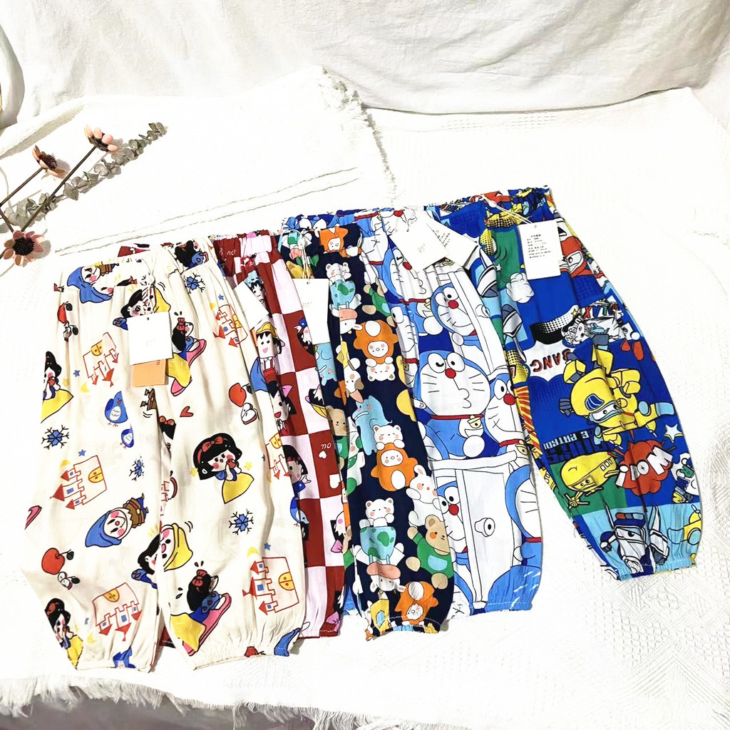 Da Yijia marca roupas infantis Donuts verão pequeno médio crianças algodão legal impressão completa dos desenhos animado
