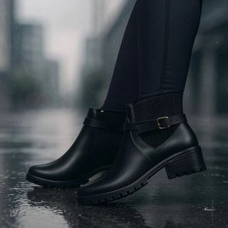 Bota Feminina do 35 ao 40 Impermeavel PVC Anti-Umidade