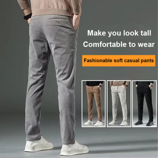 【Conforto Diário】Calças masculinas de veludo cotelê/Outono e inverno/Estilo reto masculino
