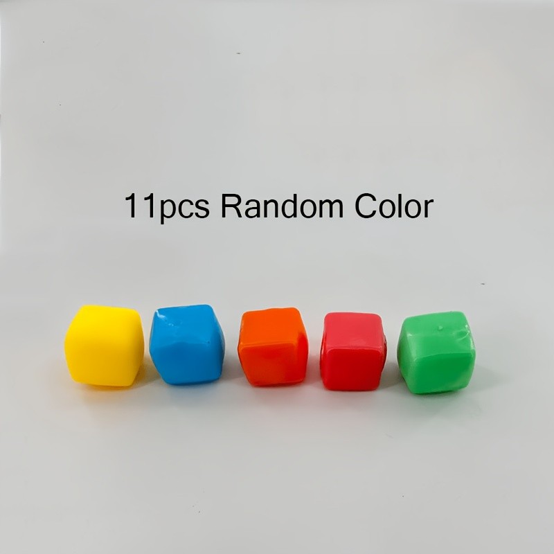 11 brinquedos coloridos para apertar cubos, brinquedos para apertar recuperação lenta, adequados para adolescentes e est