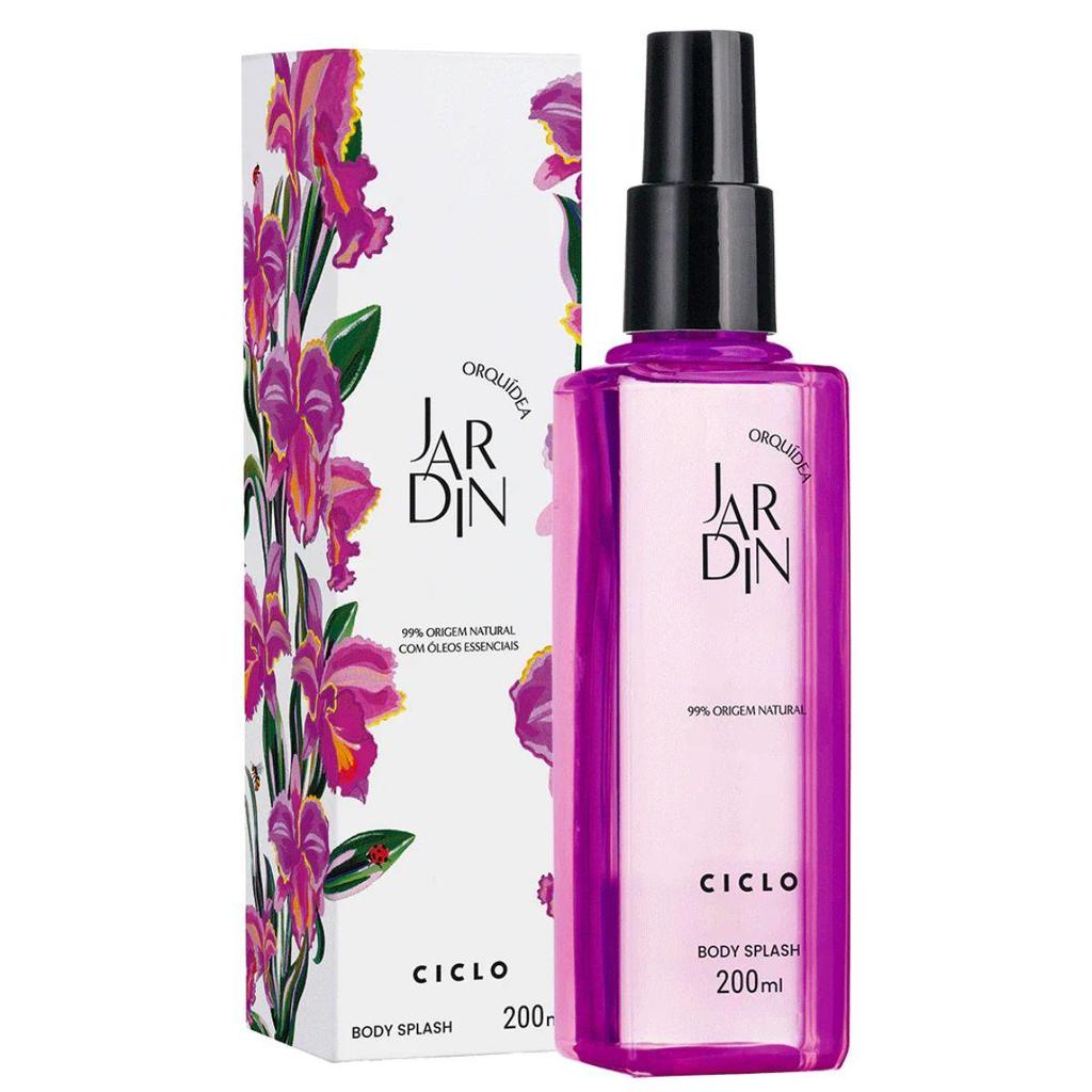 Body Splash Jardin Orquídea Spray Desodorante Corporal 200ml Ciclo Cosmeticos