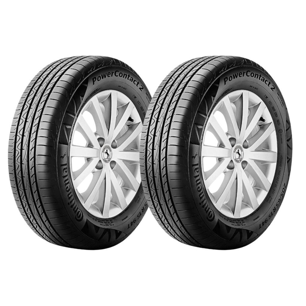 KIT 2 PNEUS ARO 16 195/55R16 CONTINENTAL POWERCONTACT 2 87H