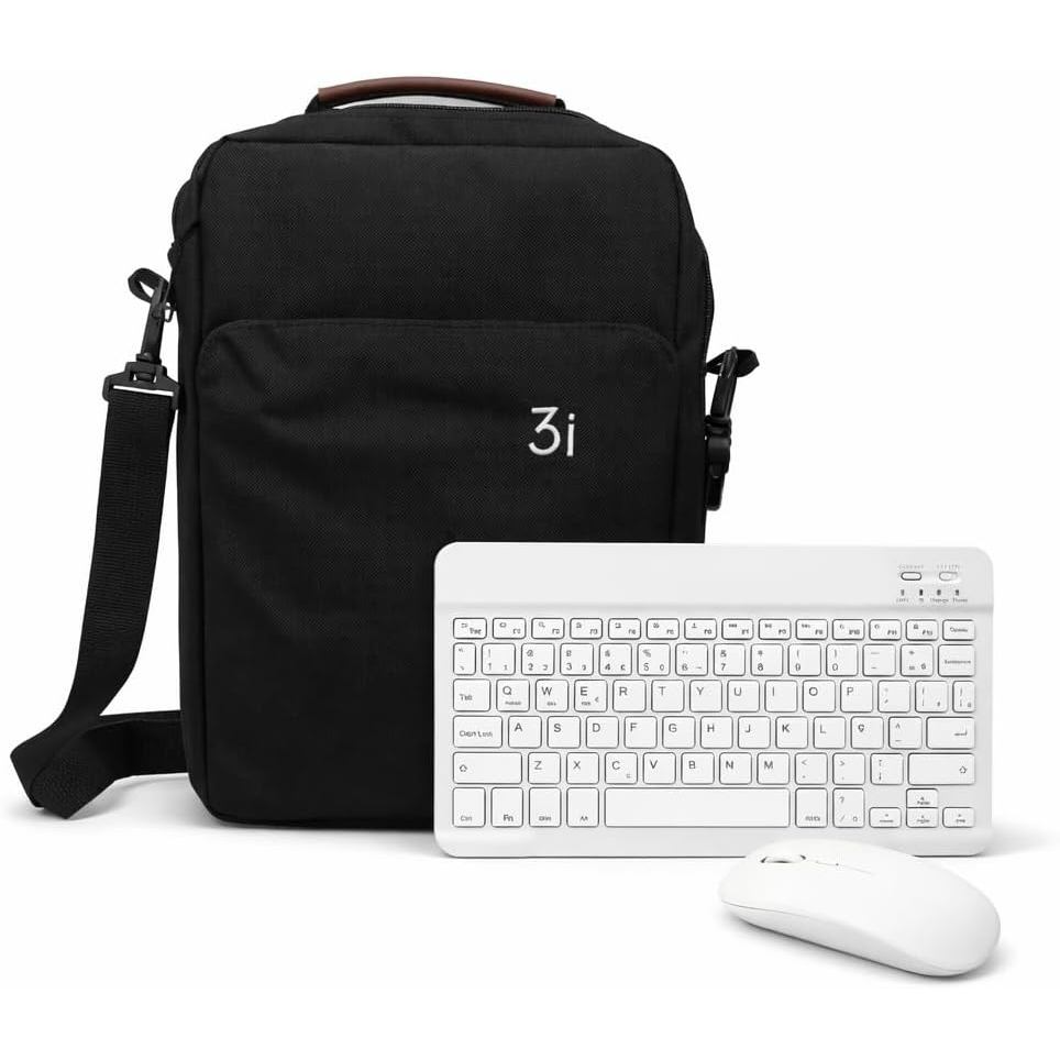 Maleta Case Protetora Slim Teclado Sem Fio com Touchpad Compatível com Samsung G