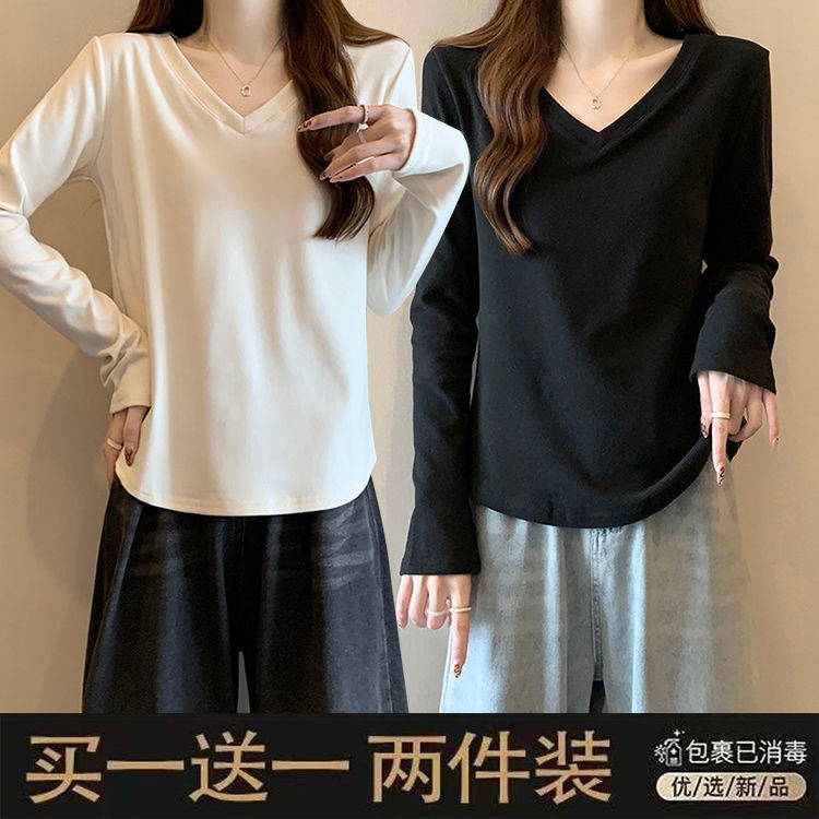 Conjunto de uma/duas peças tamanho grande gordura mm capa barriga 100kg camiseta feminina outono inverno novo estilo ele