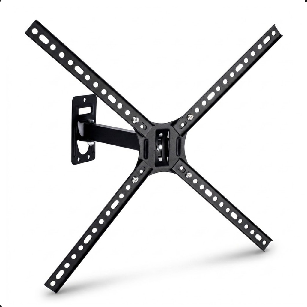 Suporte Articulado Para TV Samsung LG TCL 32 43 50 55 polegadas Até 18Kgs Padrão Vesa