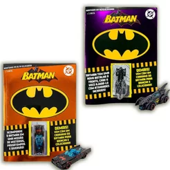 Coleção Batman Aventuras em Alta Velocidade | Kit com 2 Livros + 2 Carrinhos Exclusivos