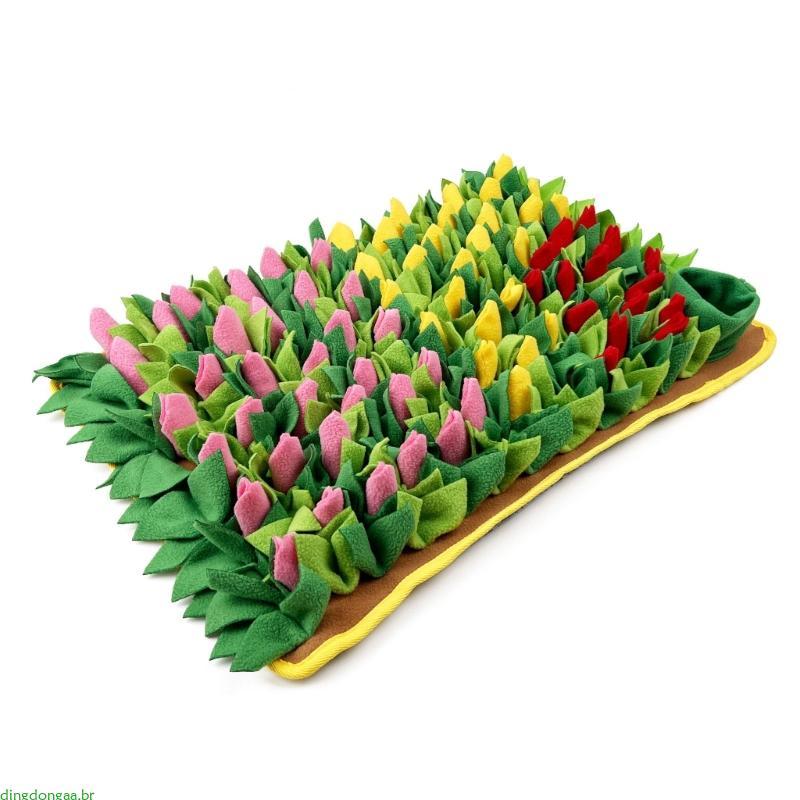 dingdongaa Interactively Dog Snuffle Mats Para Atividades De Brincadeiras Mentais E Divertidas