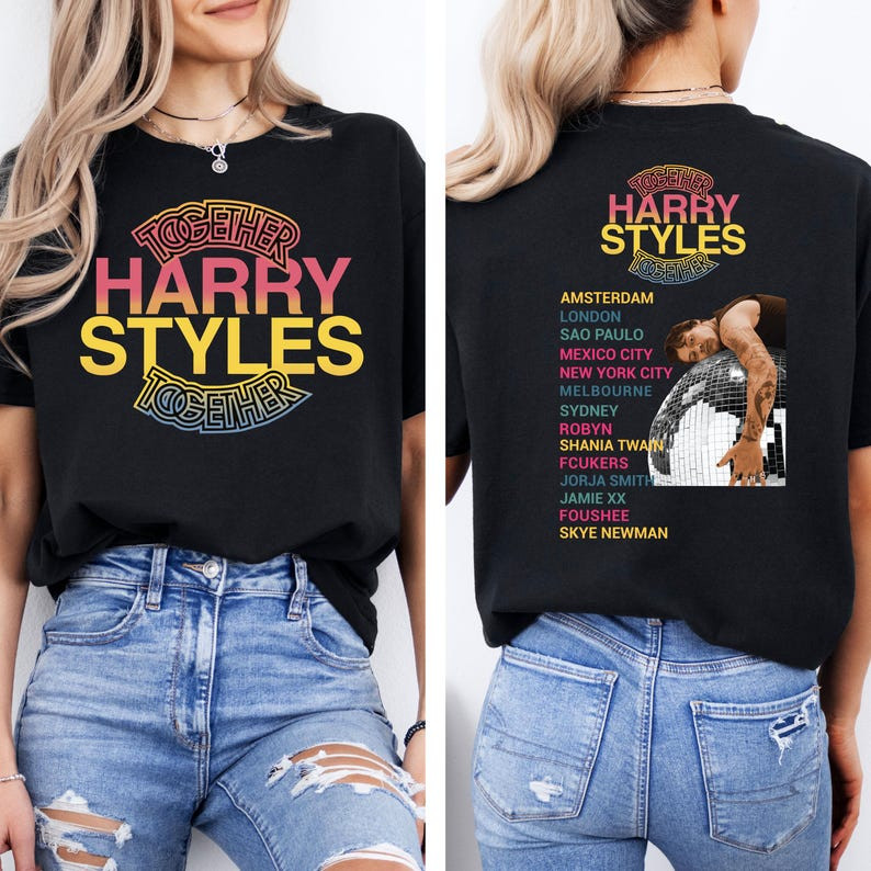 Camiseta Feminina Estampa Harry Styles Moda Feminina Confortável Linda Estilosa Tendência