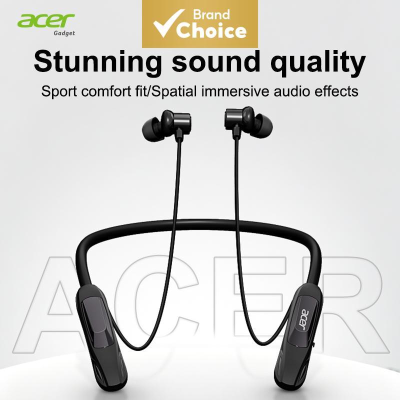 Acer OHR810 Fones De Ouvido Bluetooth Neckband Com Microfone TWS Sem Fio De Longa Duração Bateria Tipo-C Para Música Uso