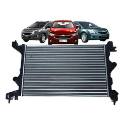 Radiador Gm Onix Cobalt Prisma 2012 2013 2014 Com Ar Manual
