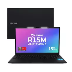 Notebook Positivo Vision P15M AMD® Ryzen 5-3500U Linux 16GB RAM 512GB M.2 NVMe Wi-Fi 6 - Full HD IPS