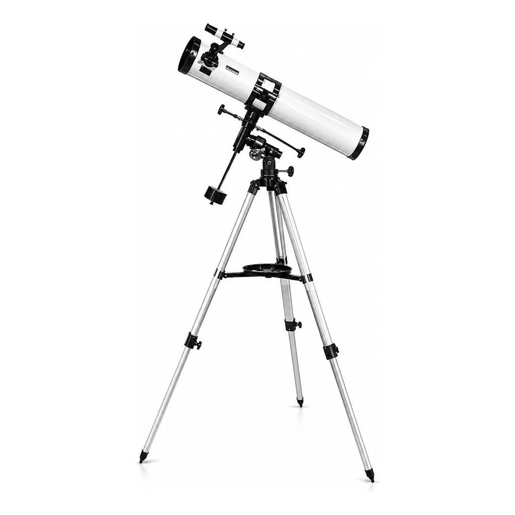 Telescópio Astronômico Refletor 114mm 900mm Com Tripé Eq3