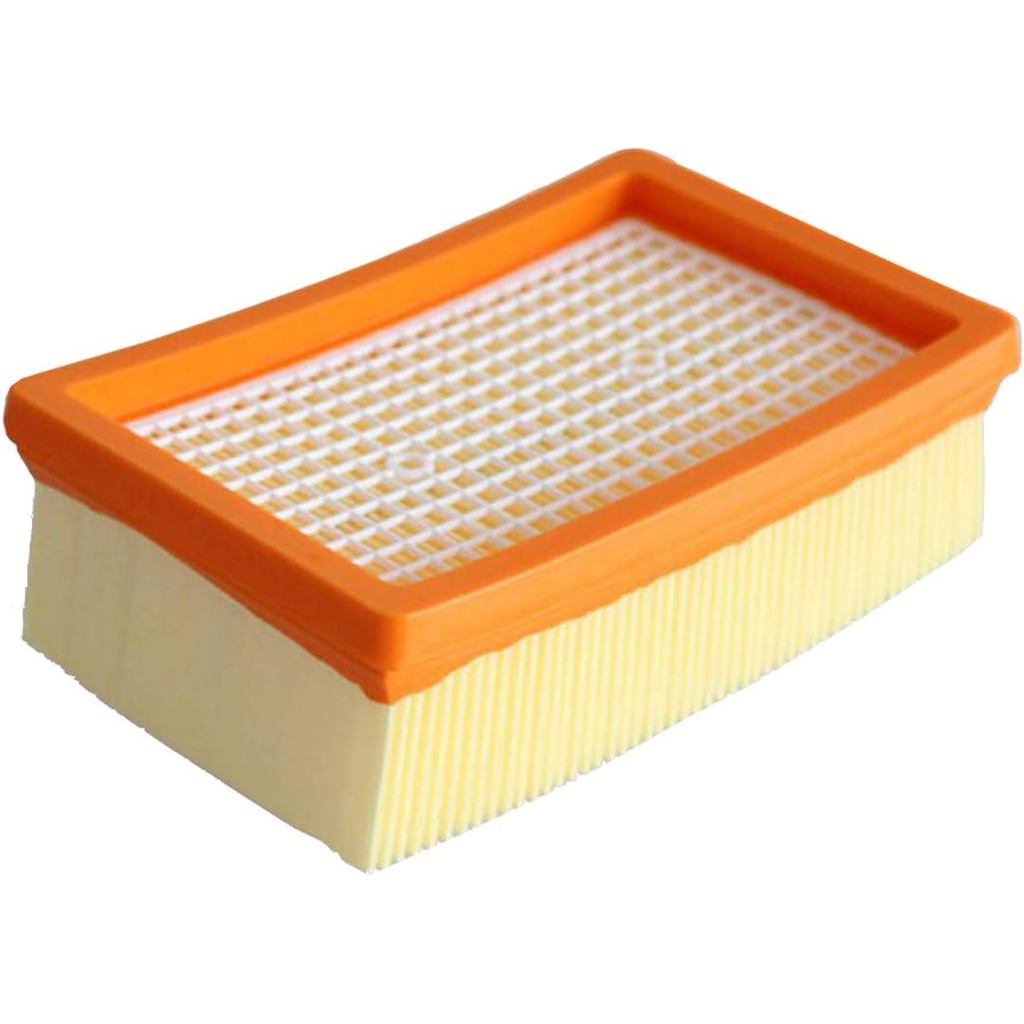 Filtro Plano Pregueado WuYan para KARCHER MV4 MV5 MV6 WD4 WD5 WD6, Compatível com Aspiradores de Pó Planos, Molhados e S