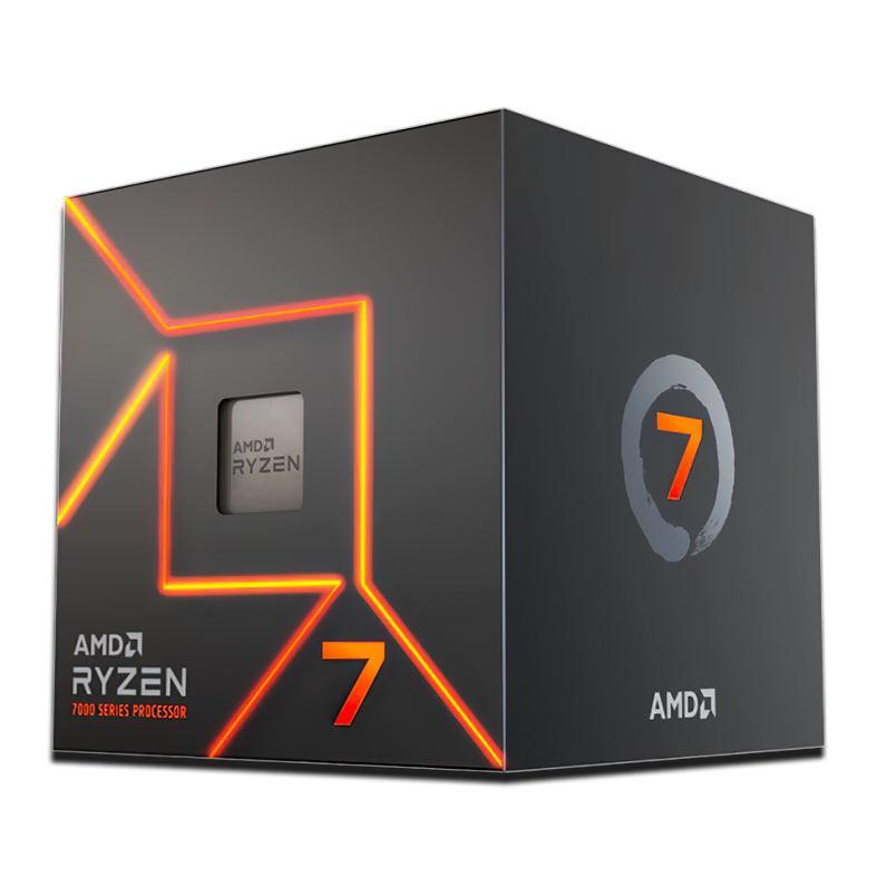 Processador AMD Ryzen 7 7700, 8-Core, 16-Threads, 3.8GHz (5.3GHz Turbo), Cache 4
