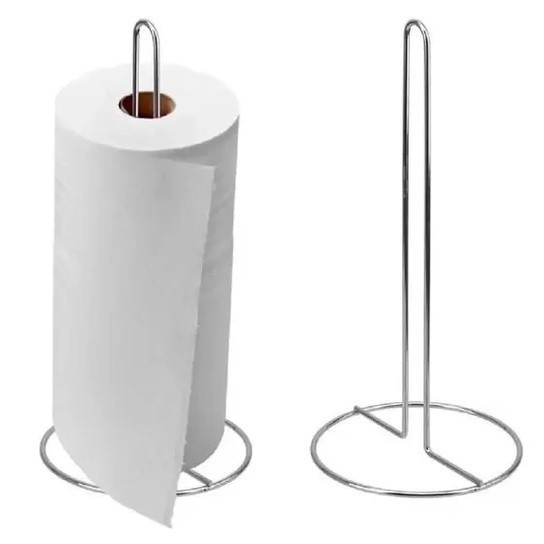 Suporte para Papel Toalha de Inox, Porta Papel Toalha Casa Cozinha Utilidades CLINK