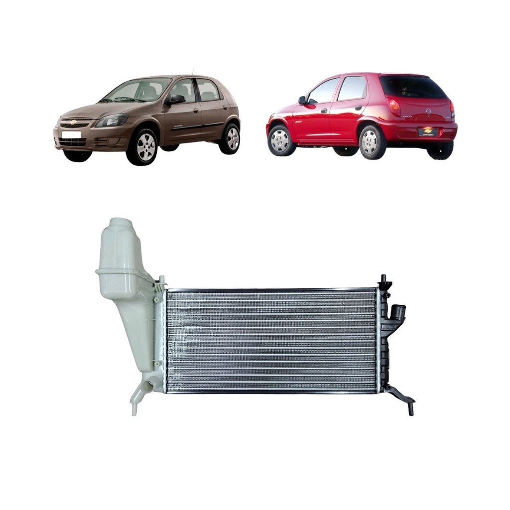 RADIADOR CELTA 1.0 1.4 COM AR COM RESERVATORIO 2000 2001 2002 2003 2004 2005