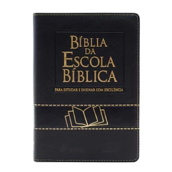 Bíblia da Escola Bíblica | NAA | Letra Normal | Capa Preta