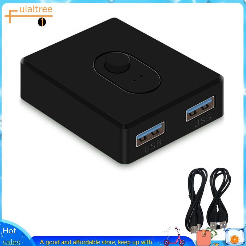 USB 3.0 KVM Switch 1X2/2X1 Switcher Divisor Controlador Compartilhado Para Computador Portátil Impressora Teclado Mouse 