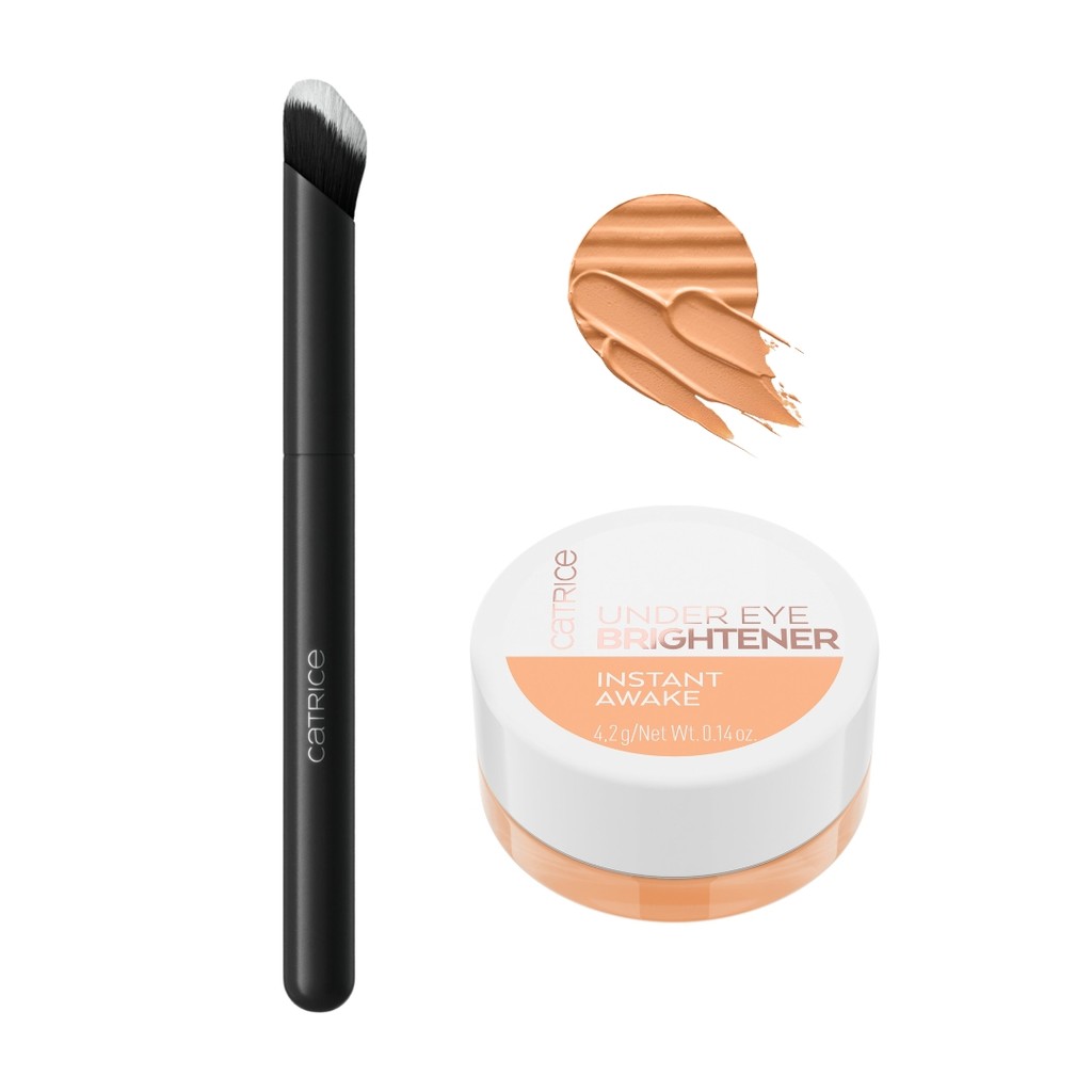 KIT Pincel e Corretivo Iluminador Catrice Under Eye 020