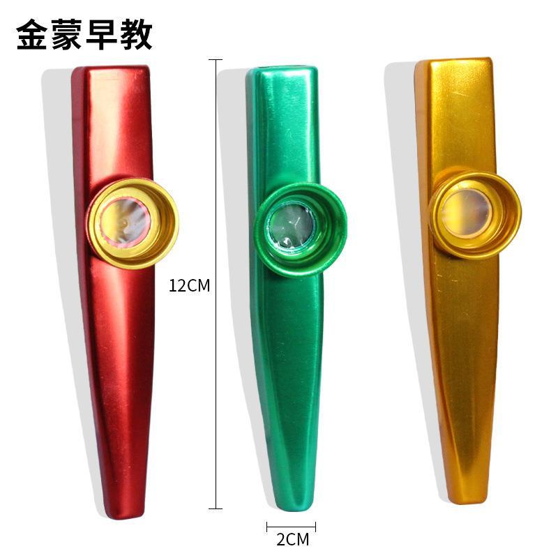 Metal kazoo kazoo instrumento de jogo companheiro iniciantes aprender simples pequenos instrumentos musicais acompanhame