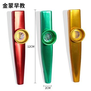 Metal kazoo kazoo instrumento de jogo companheiro iniciantes aprender simples pequenos instrumentos musicais acompanhame