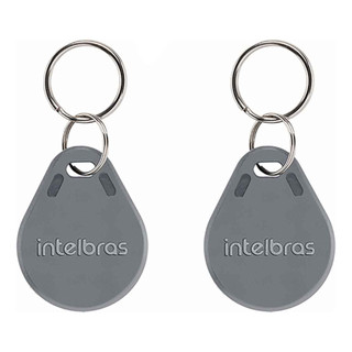 kit 02 Chaveiros de acesso por proximidade RFID TH 1000 MF Tag 13,56 MHz Intelbras