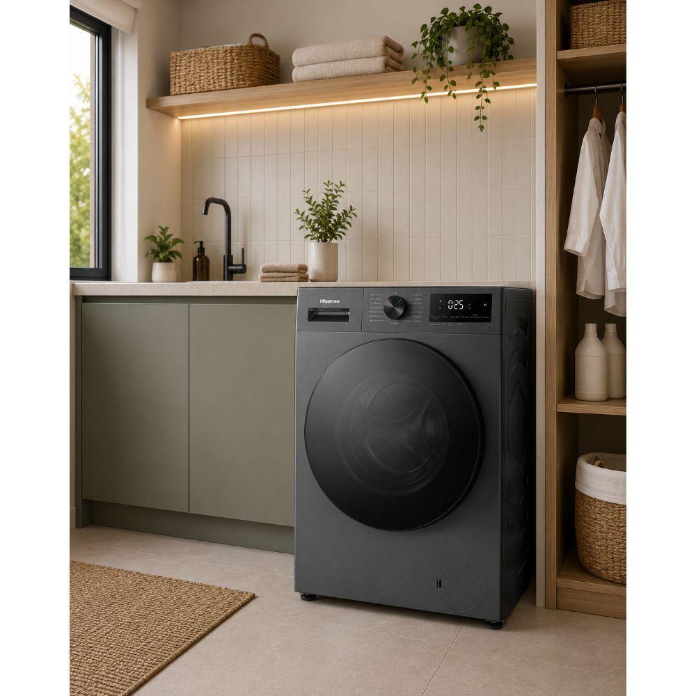 Lava e Seca Hisense Wd1i 11kg 7kg com Vapor Ibubble Antialergico Cinza 110V — imagem 2 de 2