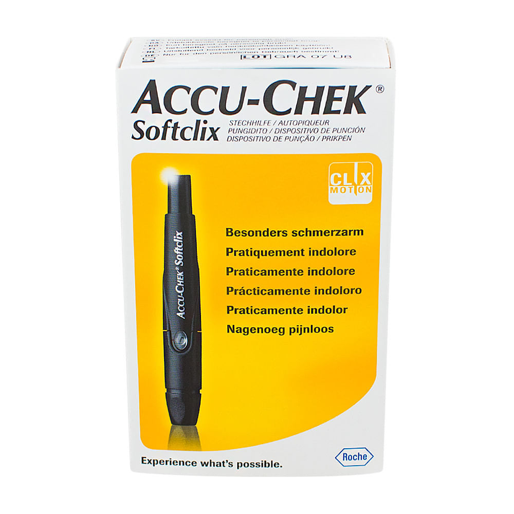 Lancetador Accu-Chek Softclix com 25 Lancetas