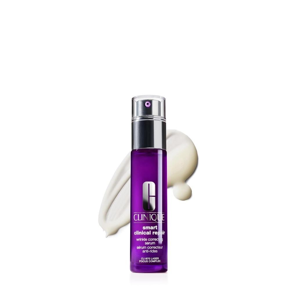 Clinique Smart Clinical Repair Sérum Facial Antienvelhecimento Corretor de Rugas com Ácido Hialurônico, Peptídeos + Séru
