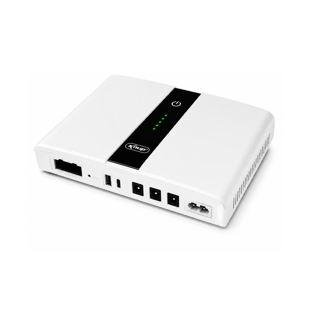 No-Break com Bateria de Lítio 16.000 mAh e Saída Configurável em 5, 9 e 12 Vdc