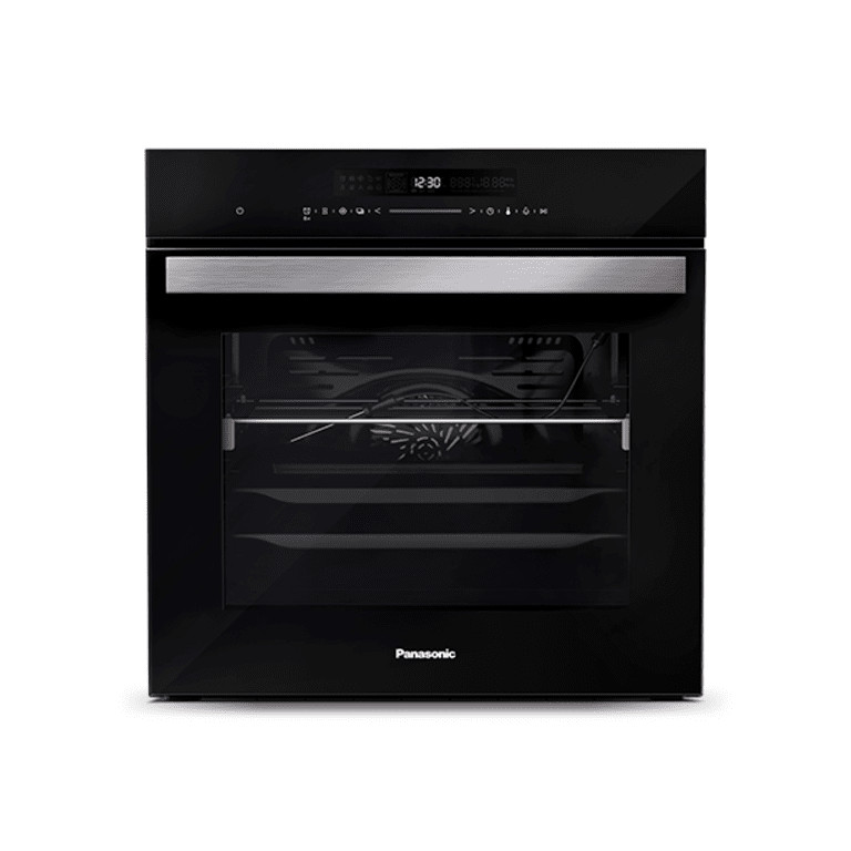 Forno elétrico de embutir Intuitive+ Panasonic com Termômetro, Grill e Convecção 72L Blac…
