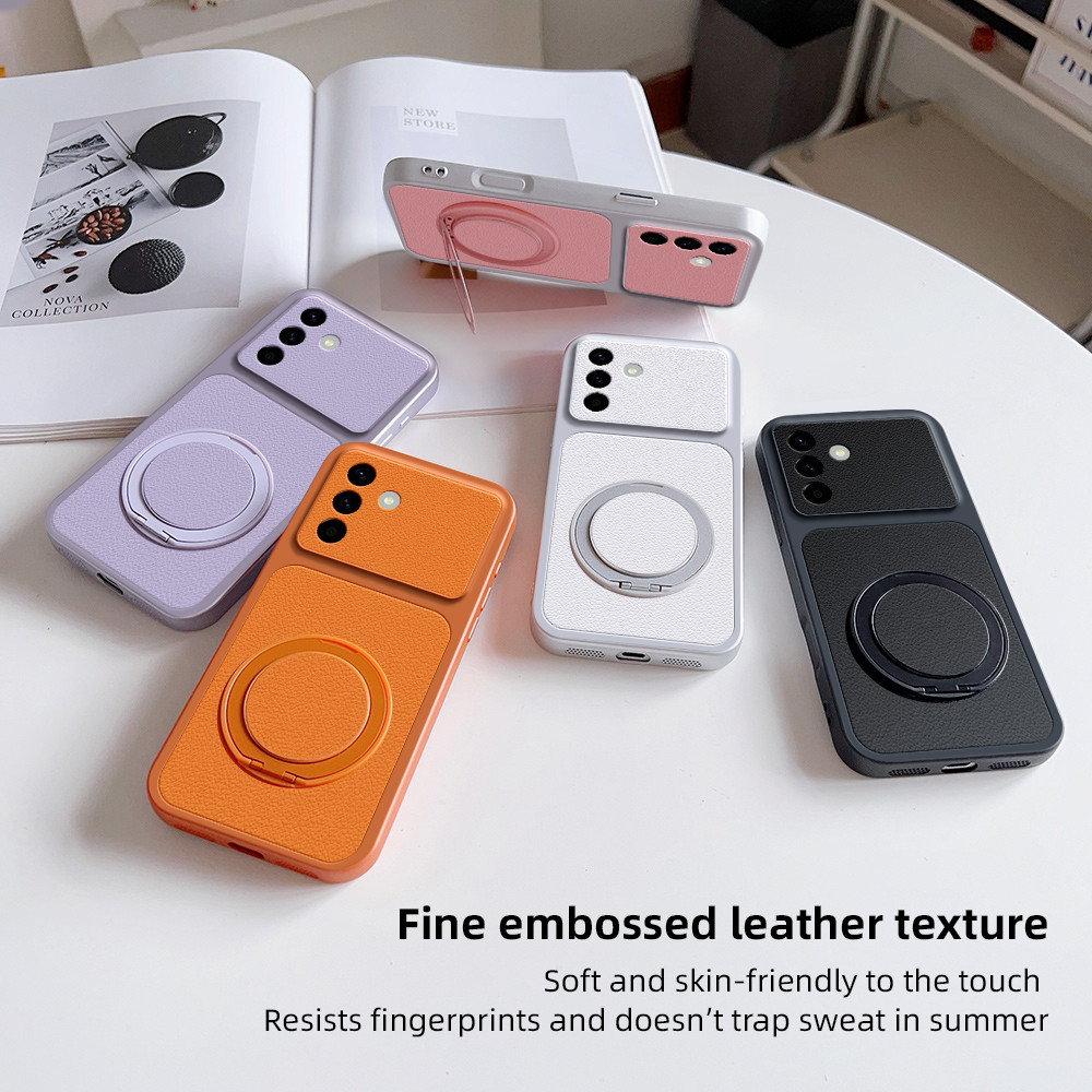 360 ° Grau Girar Suporte Magnético Caso Para Samsung Galaxy A13 A23 A33 A53 A73 A12 A22 A32 A52 A52S 4G 5G Capa De Pele 
